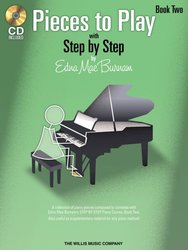 Pieces to Play 2 by Edna Mae Burnam + CD / jednoduché skladbičky pro klavír