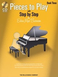Pieces to Play 3 by Edna Mae Burnam + CD / jednoduché skladby pro klavír