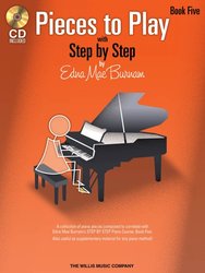 Pieces to Play 5 by Edna Mae Burnam + CD / mirně náročnější skladby pro klavír