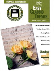 Hal Leonard Corporation EASY CLASSIC THEMES - Easy Piano Solos + Yamaha ClaviSoft Disk