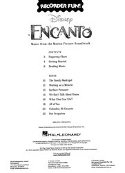 Recorder Fun! - ENCANTO / osm písniček v jednoduché úpravě pro zobcovou flétnu