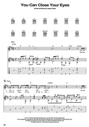 The Best Of JAMES TAYLOR (Guitar Recorded Versions) - zpěv/kytara+tabulatura