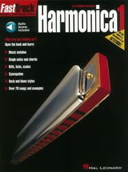 Hal Leonard Corporation FASTTRACK - HARMONICA 1 + CD   music instruction