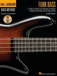 FUNK BASS - Hal Leonard Bass Method + Audio Online / basová kytara + tabulatura