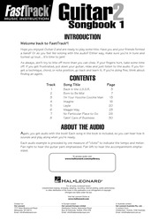 FASTTRACK - GUITAR 2 - SONGBOOK 1 + CD