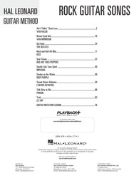 ROCK GUITAR SONGS + Audio Online / kytara + tabulatura