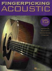 Hal Leonard Corporation Fingerpicking Acoustic - zpěv / kytara + tabulatura