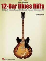 12-Bar Blues Riffs + Audio Online / kytara + tabulatura