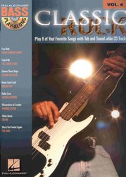 Hal Leonard Corporation BASS PLAY-ALONG 6  -  CLASSIC ROCK + CD