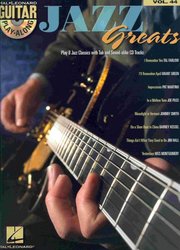 Hal Leonard Corporation Guitar Play Along 44 - JAZZ GREATS + CD
