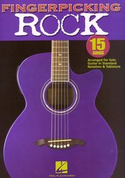 Fingerpicking ROCK - 15 songs arranged for solo guitar / kytara + tabulatura