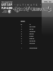 Guitar Play Along 64 - OZZY OSBOURNE + CD vocal/guitar &amp; tab