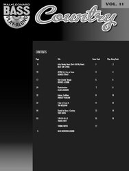 BASS PLAY-ALONG 11 - COUNTRY + CD