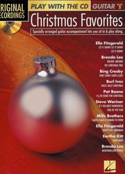 Hal Leonard Corporation CHRISTMAS FAVORITES volume 2 + CD / kytara + tabulatura