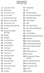 Paperback Songs - THE BEATLES  vocal / chord