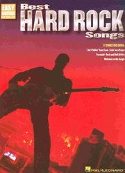BEST HARD ROCK SONGS // zpěv/jednoduchá kytara + tabulatura