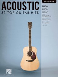 Hal Leonard Corporation ACOUSTIC - 33 TOP GUITAR HITS - jednoduchá kytara + tabulatura