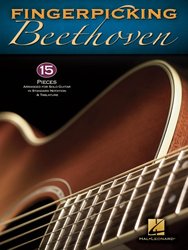 Hal Leonard Corporation Fingerpicking BEETHOVEN - 15 songs arranged for solo guitar / kytara + tabulatura