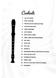 RECORDER Songbook - THE BEATLES - zpěvník pro zobcovou flétnu