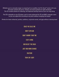 PRO VOCAL 33 - BILLIE HOLIDAY + CD   vocal/chords