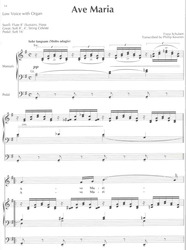AVE MARIA, The Complete by F.Schubert &amp; J.S Bach/Ch.Gounod    vocal (high,medium,low) a klavír (varhany)