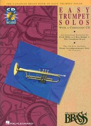 Hal Leonard Corporation THE CANADIAN BRASS - EASY TRUMPET SOLOS + CD  trumpeta a klavír