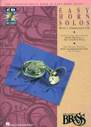 THE CANADIAN BRASS - EASY HORN SOLOS + CD / lesní roh (f horn) a klavír