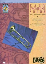 THE CANADIAN BRASS - EASY TROMBONE SOLOS + Audio Online / trombon a klavír