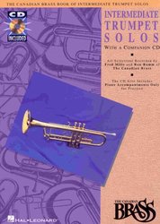 Hal Leonard Corporation THE CANADIAN BRASS - INTERMEDIATE TRUMPET SOLOS + CD   trumpeta a klavír