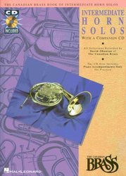 THE CANADIAN BRASS - INTERMEDIATE HORN SOLOS + Audio Online / lesní roh (f horn) a klavír