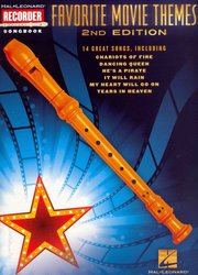 RECORDER Songbook - FAVORITE MOVIE THEMES (2nd edition) / zpěvník pro zobcovou flétnu