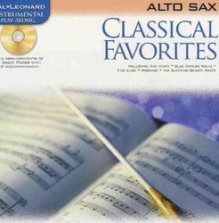 Hal Leonard Corporation CLASSICAL FAVORITES + CD / alto saxofon
