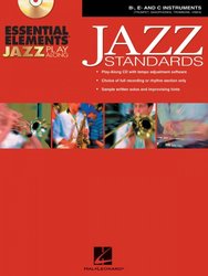 ESSENTIAL ELEMENTS - JAZZ STANDARDS + CD / všechny nástroje (C, Bb, Eb a C nástroje v basovém klíči)