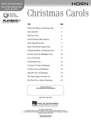 CHRISTMAS CAROLS + CD / lesní roh (f horn)