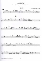 CLASSICAL PLAY ALONG 3 - Loeillet + CD Sonáta pro altovou (sopránovou) zobcovou flétnu v G-dur, Op.1 No.3