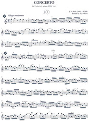 CLASSICAL PLAY ALONG 7 - J.S.Bach: Violin Concerto in A Minor, BWV 1041 + CD