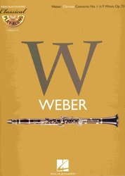 Hal Leonard Corporation CLASSICAL PLAY ALONG 14 - Weber: Clarinet Concerto No.1 in F Minor, Op.73 + CD