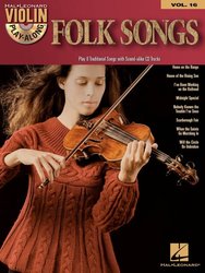 Violin Play-Along 16 - FOLK SONGS + CD