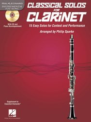 Hal Leonard Corporation CLASSICAL SOLOS for CLARINET + CD / klarinet + klavír