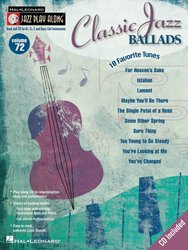 Jazz Play Along 72 - CLASSIC JAZZ BALLADS + CD