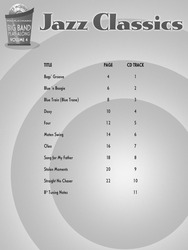 BIG BAND PLAY-ALONG 4 - JAZZ CLASSICS + CD / alto saxofon