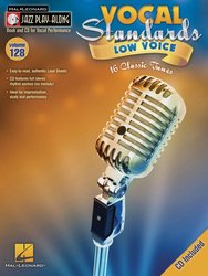 Hal Leonard Corporation JAZZ PLAY ALONG 128 - VOCAL STANDARDS + CD / nižší hlas ( low voice)