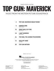 Top Gun: Maverick / filmové melodie a písničky pro sólo klavír a klavír/zpěv/akordy