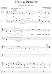 FROM A DISTANCE / SATB* a cappella