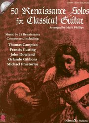 50 Renaissance Solos for Classical Guitar + Audio Online / kytara + tabulatura