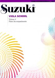 Suzuki Viola School 4 - klavírní doprovod