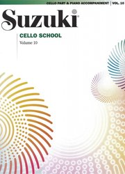 ALFRED PUBLISHING CO.,INC. Suzuki Cello School 10 - part violoncella + klavírní doprovod