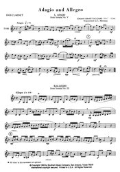 Galliard: Adagio and Allegro / basový klarinet a klavír