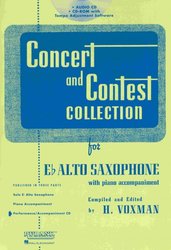 RUBANK CONCERT&CONTEST COLLECTIONS for Alto Sax - CD s klavírním doprovodem