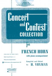 RUBANK CONCERT&CONTEST COLLECTIONS for F Horn - CD s klavírním doprovodem